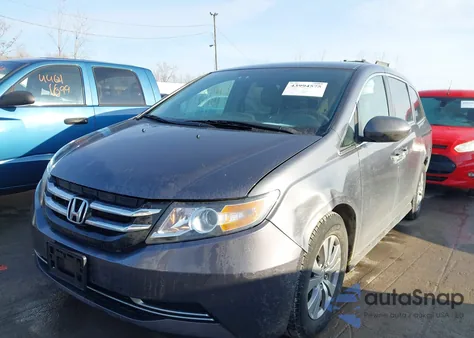 2016 Honda Odyssey Se из США, поврежденный, VIN 5FNRL5H32GB058763
